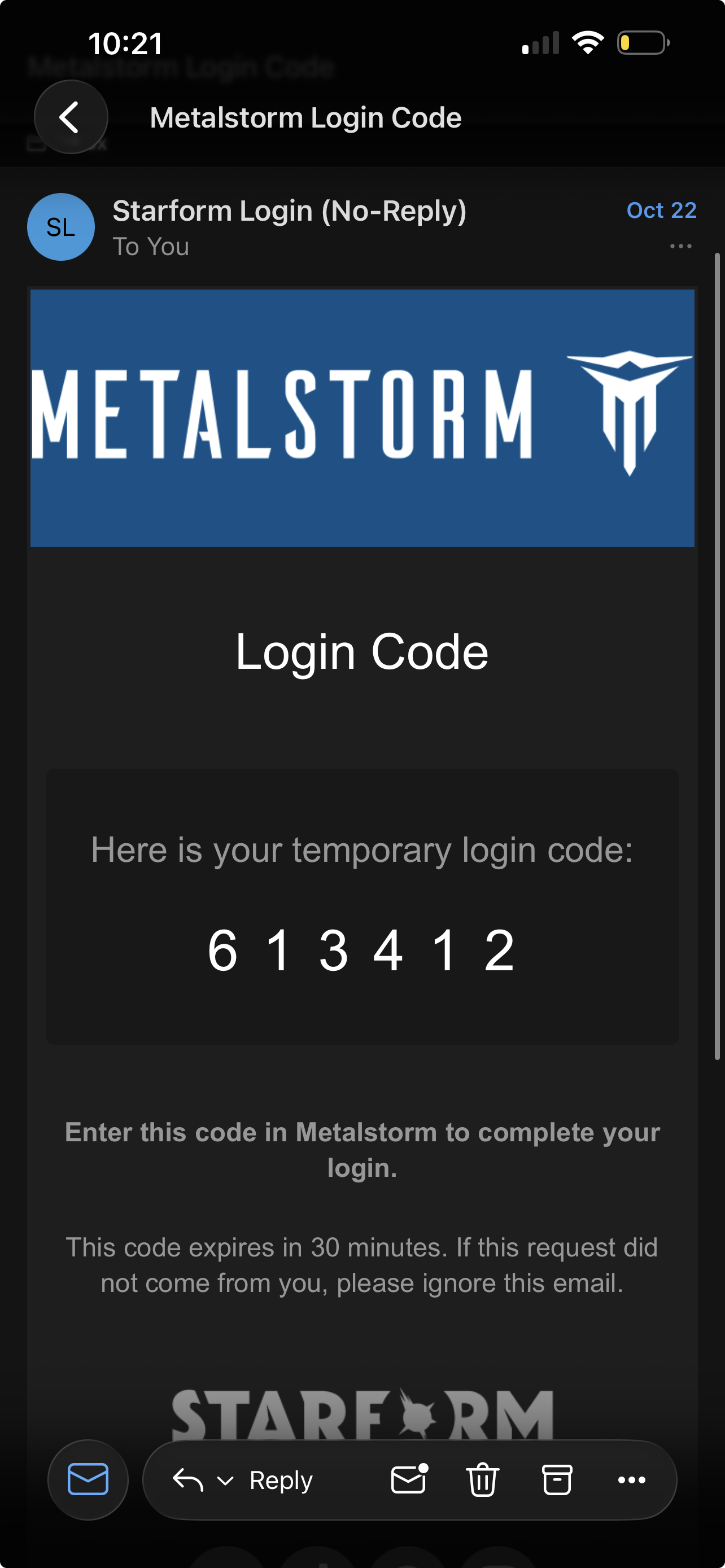 login code email.png